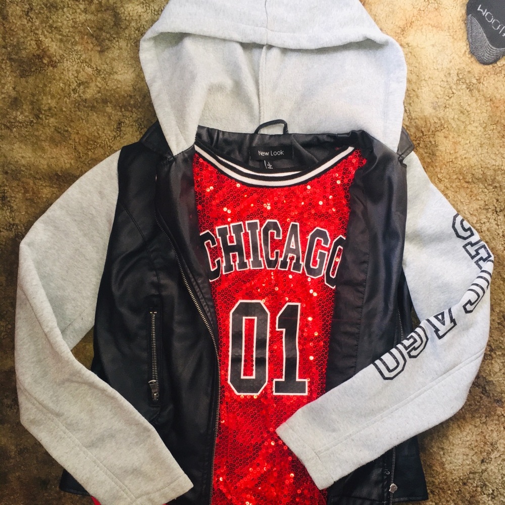 Leather jacket and Jersey